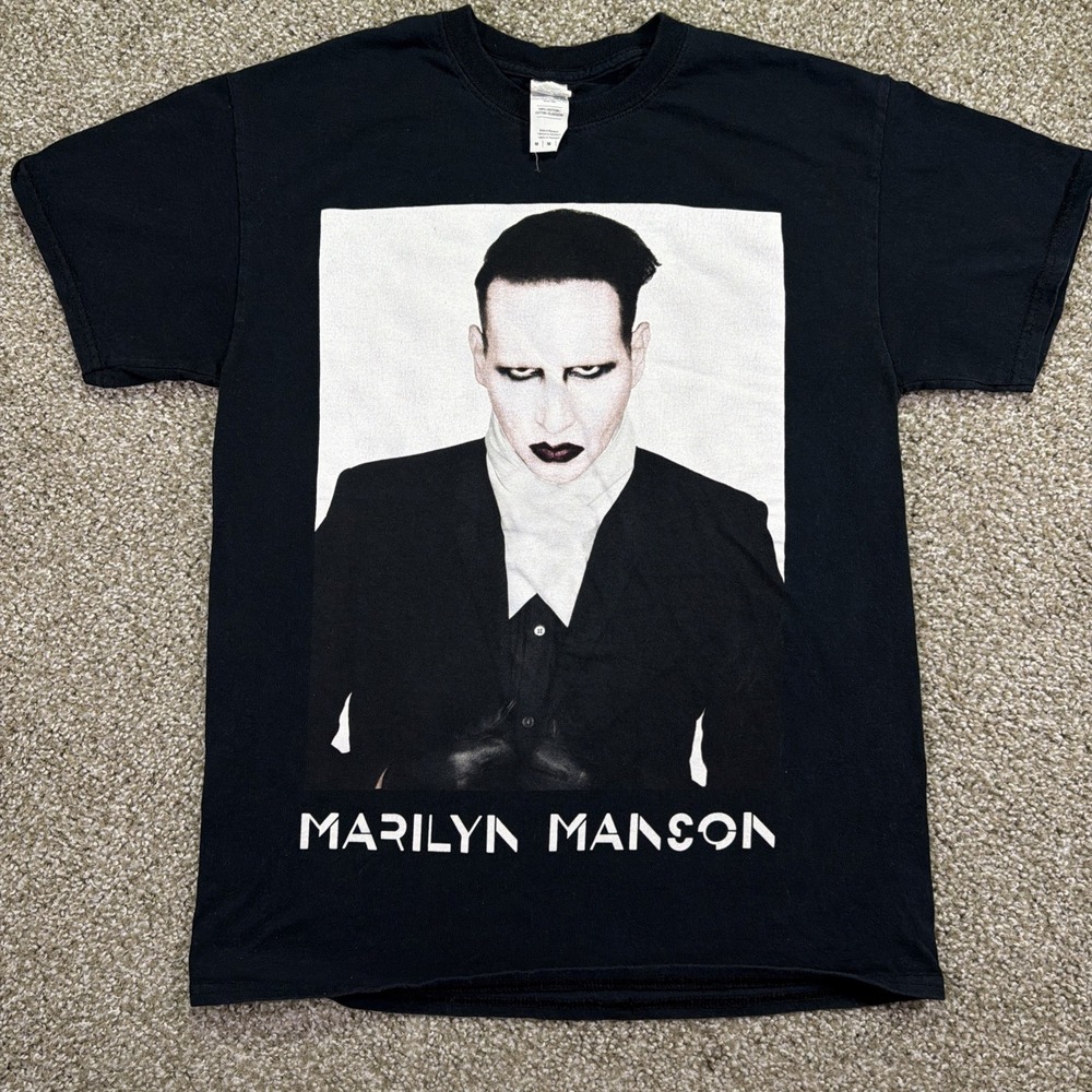 Marilyn Manson Tour  Shirt Hell Not Hallelujah Size Medium Double Sided 2015